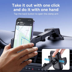 Car Phone Holder for Dashboard, Windshield & Vent | iPhone, Xiaomi, Hui, Samsung