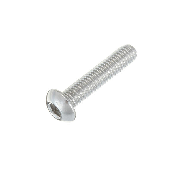 M3SH6 50Pcs M3 Stainless Steel Hex Socket Button Round Head Cap Screw Bolts 4-20mm Optional Length