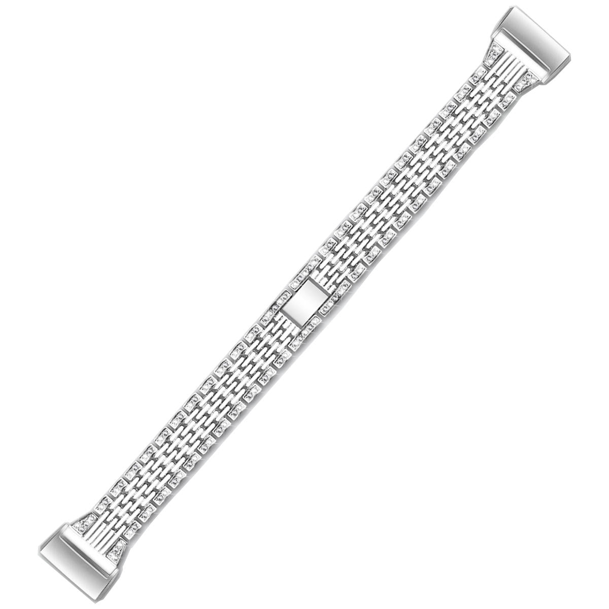 Stainles Steel Watch Band Watch Strap Replacement for Fitbit Charge 3