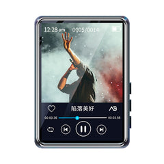 Portable bluetooth 5.0 MP3 Music Player 2.5 Inch Full Touch Screen Support Full Format Recording Video Media Player Built-in Speaker