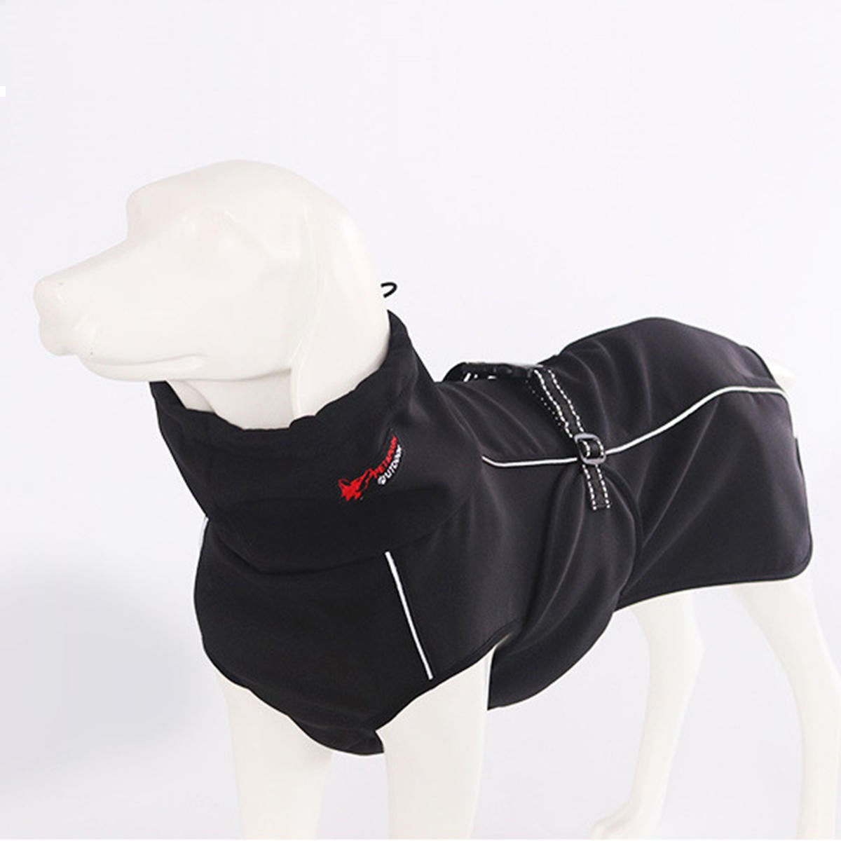 Waterproof Dog Jacket Reflective Large Dog Clothes Coat Winter Warm Outdoor Suit