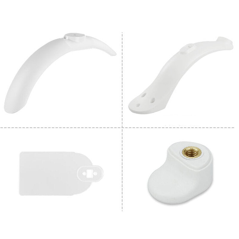 Electric Scooters Wheel Fender Sets For M365/Pro Electric Scooter Front Rear Scooters Fender License Plate Rear Fender Fastener