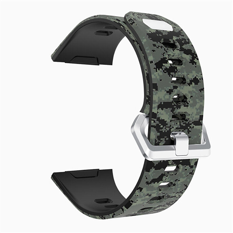 Silicone Camouflage Smart Watch Replacement Strap Sports Bracelet Band Belt For Fitbit Ionic