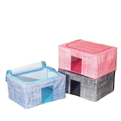 Foldable Non-woven Fabric Closet Storage Bag Container Large Capacity Blanket Quilt Breathable Closet Storage Bag