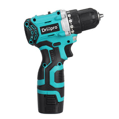 16.8V Brushless Electric Drill Driver Portable Rechargeable Screwdriver Power Tool W/ 1/2 Battery