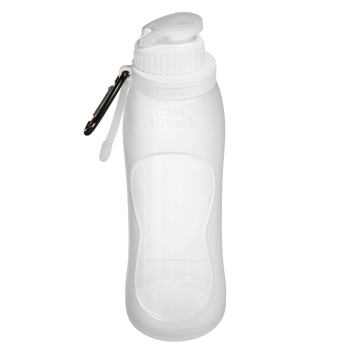 Foldable Water Bottle Silicone BPA Free Kettle Drinking Bottle Outdoor Travel Running Hiking Cycling