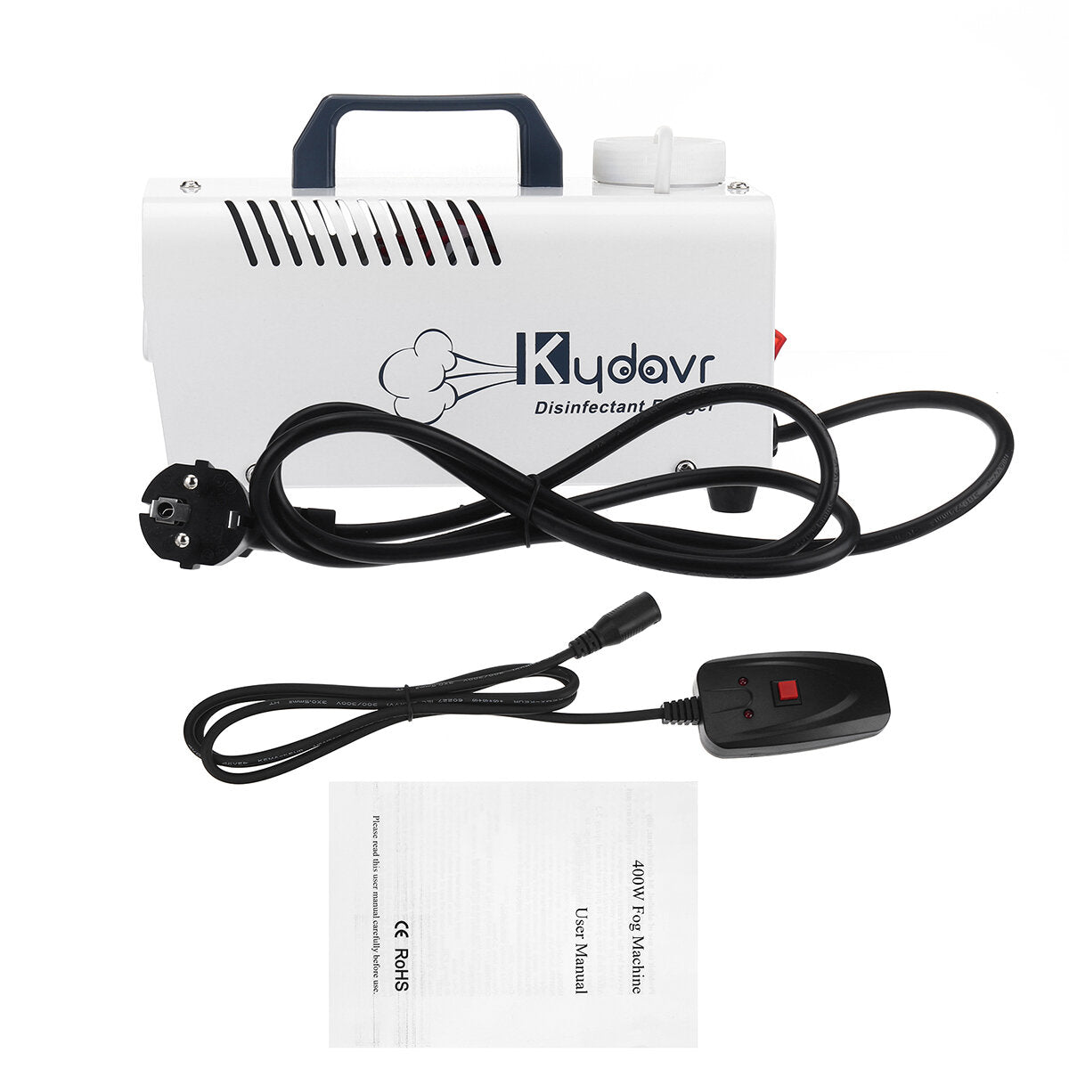 400W Electric Portable Atomization Disinfection Machine ULV Fogger Sprayer Sterilizer Home Car