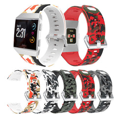 Silicone Camouflage Smart Watch Replacement Strap Sports Bracelet Band Belt For Fitbit Ionic