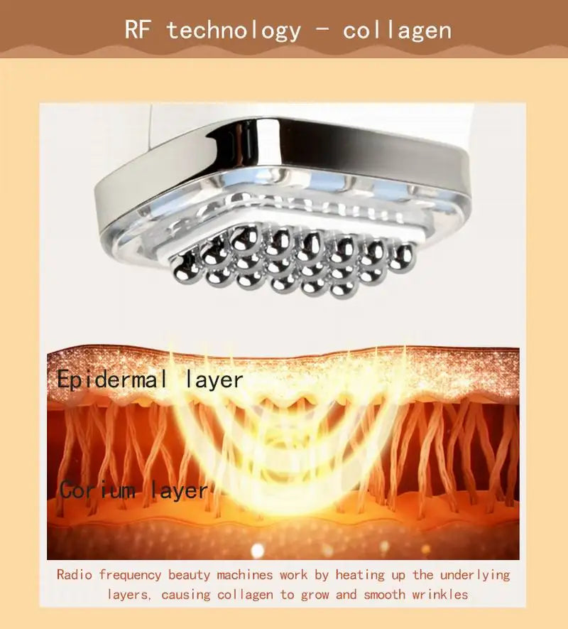 Dot Matrix Facial Skin Tightening Device, Face Lifting, Wrinkle Removal, Pore Shrinking Beauty Tool