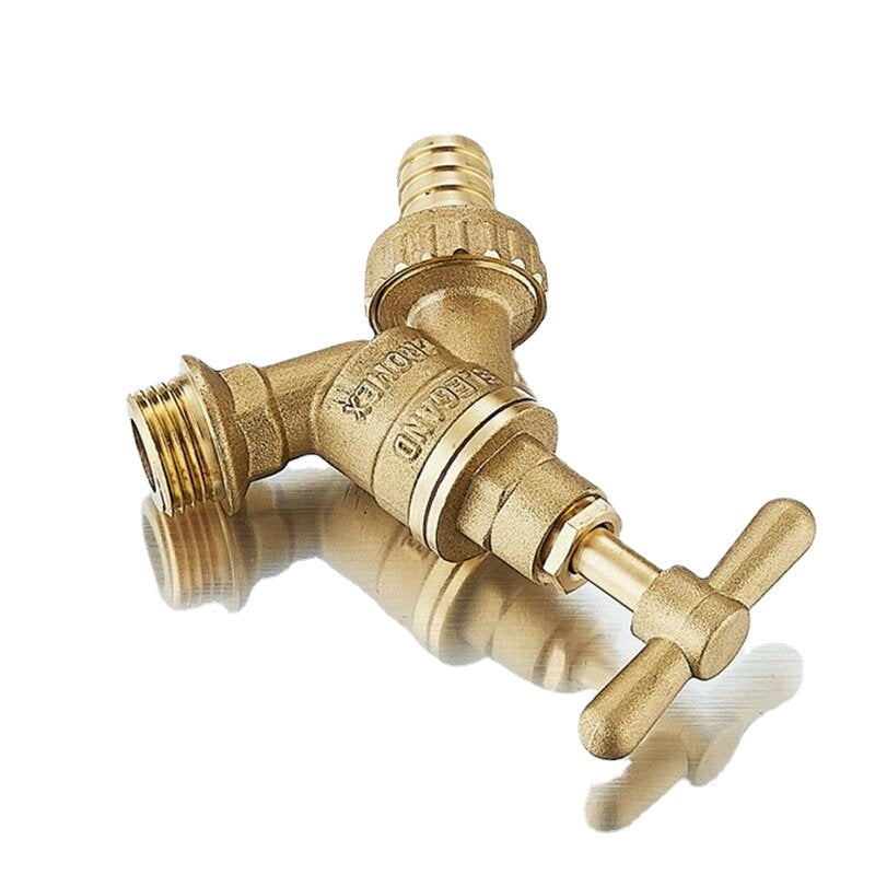 1/2 Inch Brass Slow-closing Faucet Ton Barrel Joint Accessories Outlet Water Tap Valve For Garden Irrigation