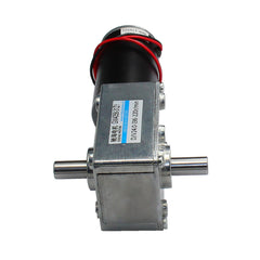 Double Shaft DC Motor 12V/24V 110rpm/220rpm Reduction Motor Worm Gear Gear Box Motor