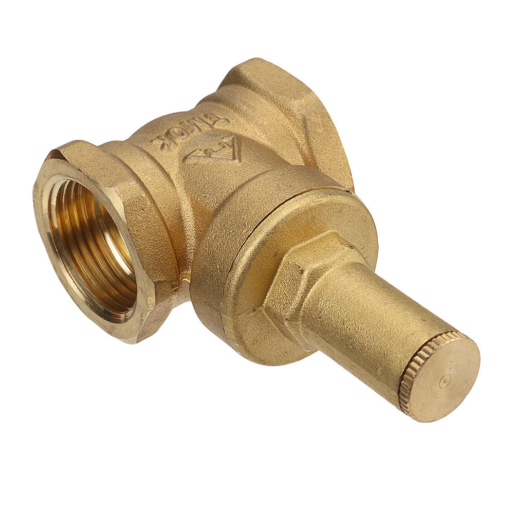 1/2" 3/4" 1" Brass Gate Valve Female Anti-theft Key Lock Water Oil Gas Security Gate Valve