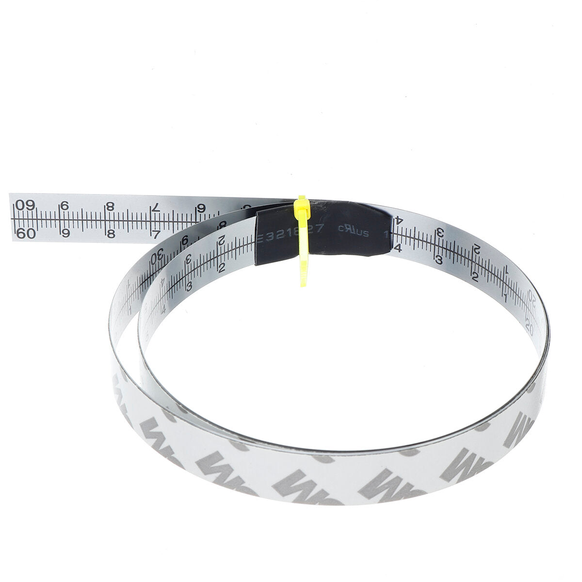 0.6-2.5M Stainless Steel Self Adhesive Metric Ruler Miter Track Tape Measure Miter Saw Scale