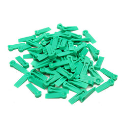 100Pcs 6mm White Ceramic Tile Tiling Accessibility Spacer Plastic Clip