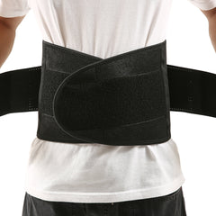 Back Support Lumbar Brace Massage Support Belt Dual Adjustable Belt for Pain Relief and Injury Prevention for Men Women