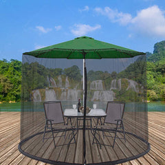 300x230cm Patio Umbrellas Mesh Net Tables Picnic Net Cover Install Anti-mosquitoes Net
