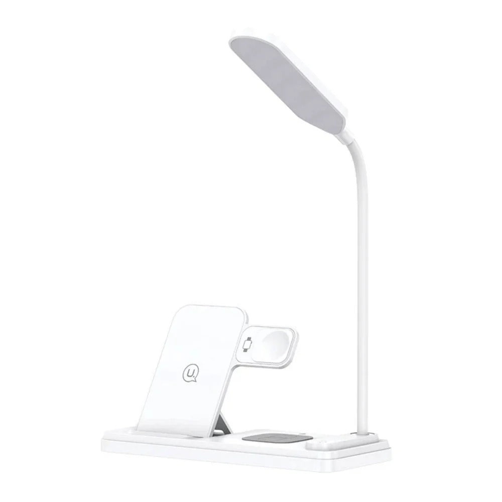 Fast Wireless Charger & Table Lamp for Qi-enabled Phones, iPhone, Samsung, Xiaomi, AirPods, Smart Watch