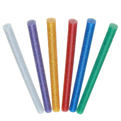 10Pcs 7mmx100mm Colorful Glitter Hot Melt Glue Stick Colorant DIY Crafts Repair Model Adhesive Sticks