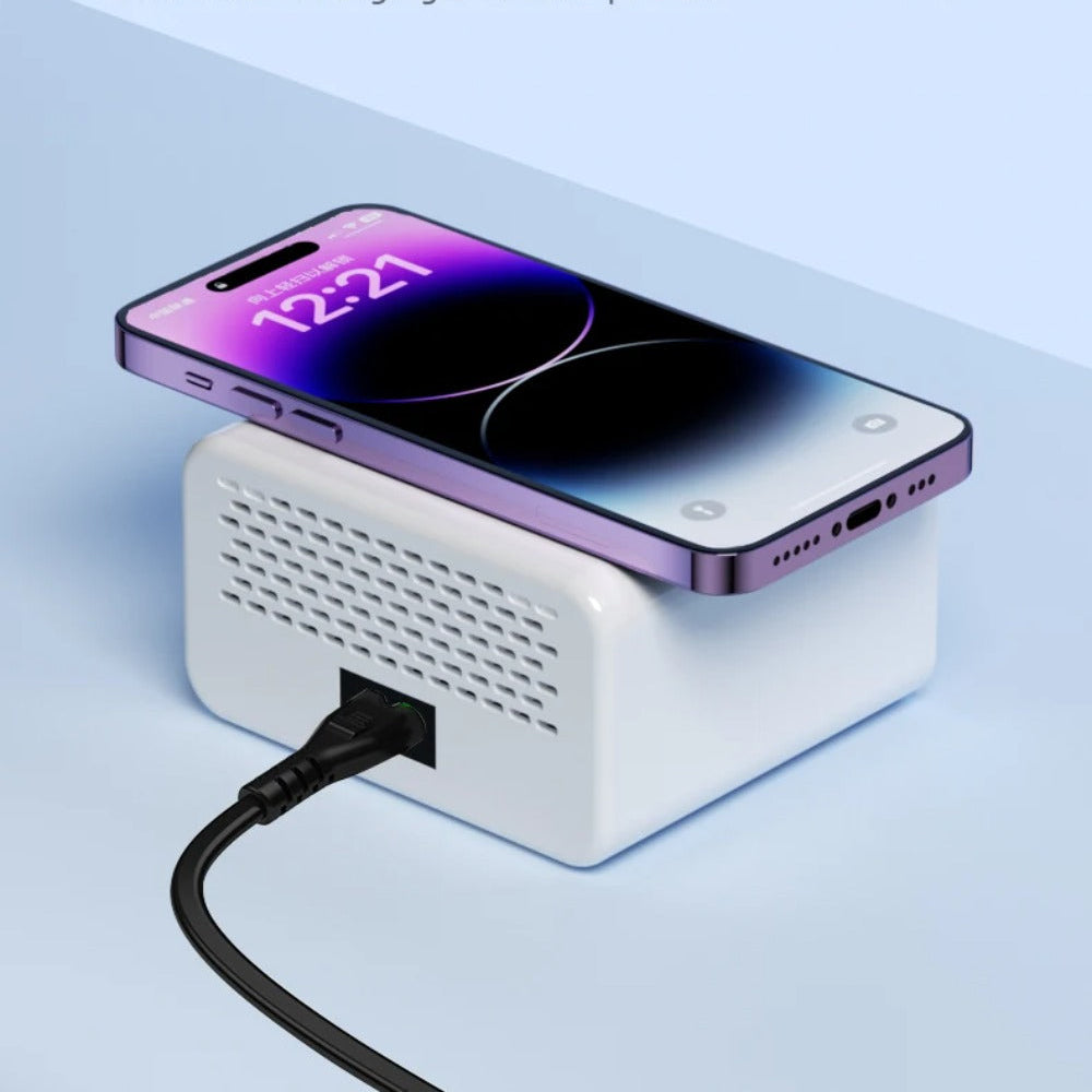 Multi-Functional 8-Port USB Wireless Fast Charger with Visual Current Detection for Mobile Devices