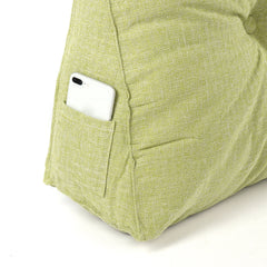 Sofa Back Cushion Bed Couch Seat Rest Pad Waist Support Triangular Wedge Pillow Backrest Home Office Furniture Decorations