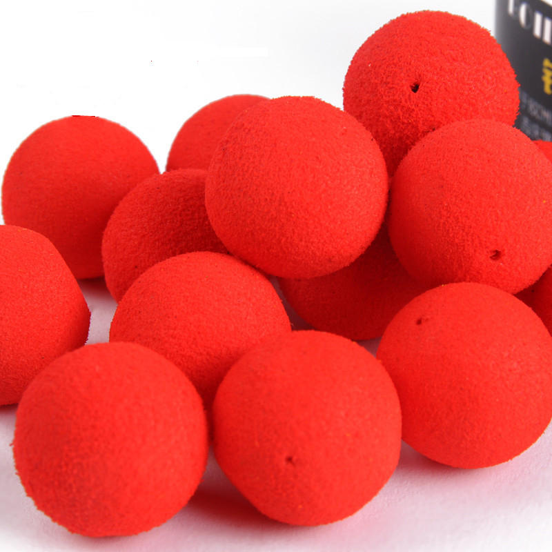 20Pcs/Box Smell Soft Fishing Lure Floating Smell Ball Beads Feeder Carp Artificial Bait