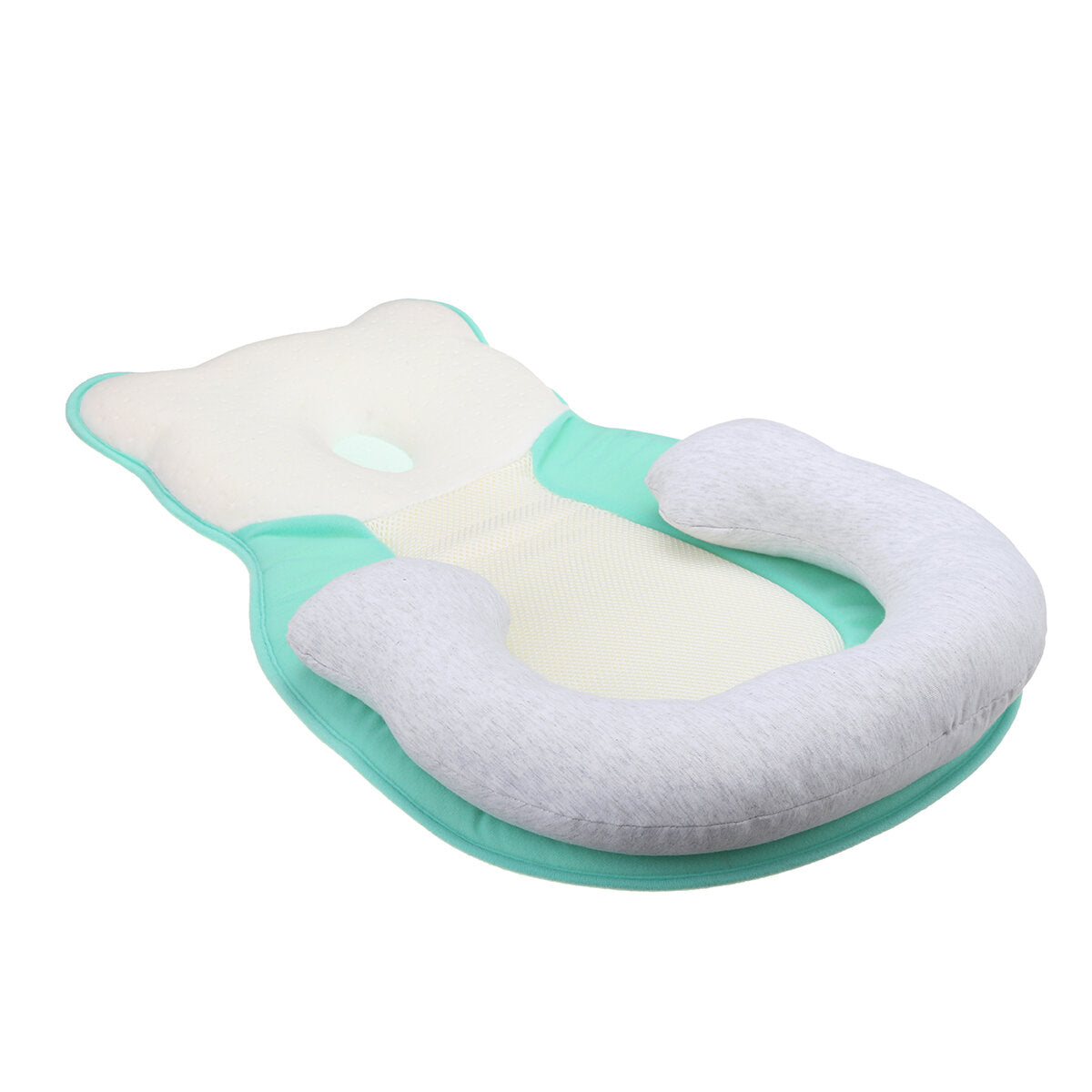 Breathable Newborn Baby Infant Pillow Sleep Mat Anti Flat Head For Crib Bed Neck-Suppor