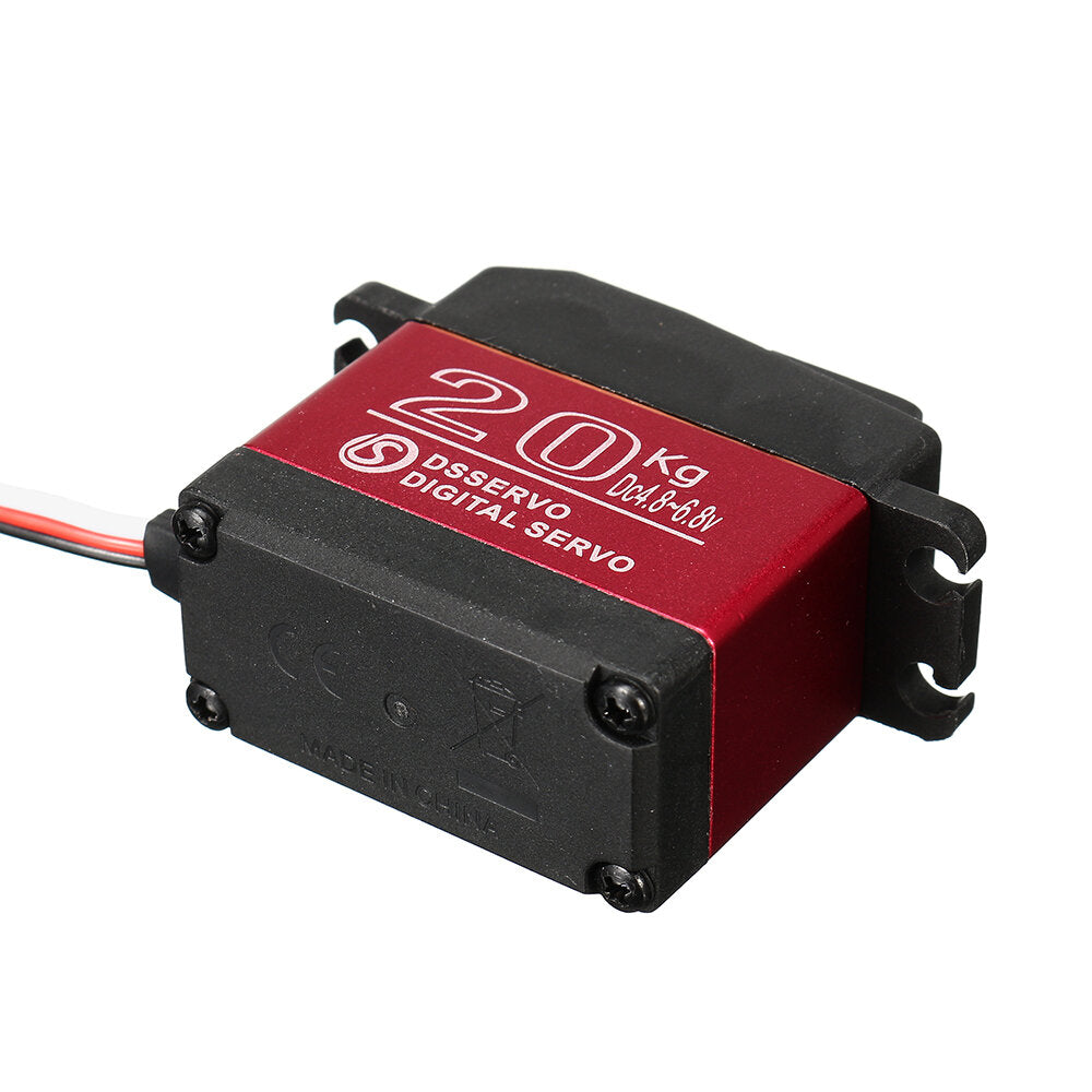 Waterproof 20KG High Speed Metal Gear 180/270 Digital Servo For 1/8 1/10 1/12 Scale RC Cars