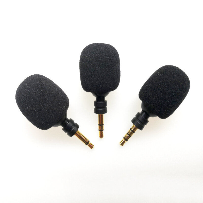 3.5mm Mono/ Stereo/ 4 Pole Mini Microphone Flexural Bendable for Mobile Phone Computer Recording Device