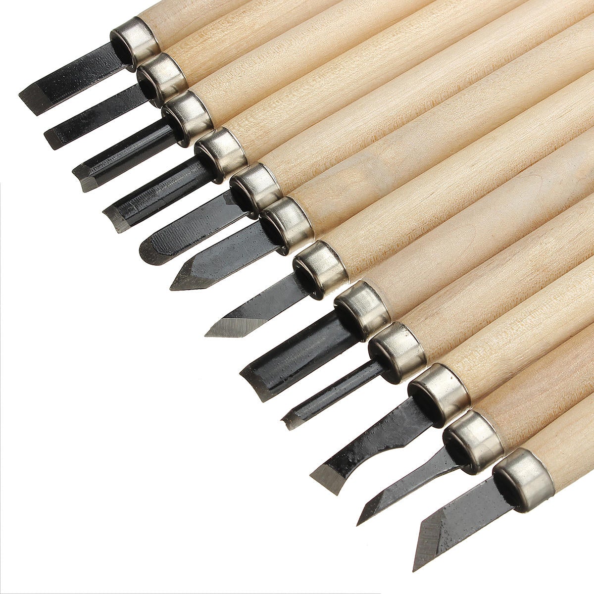 3/8/12Pcs Wood Carving Chisels Cutter Craft Hand wood working Tools For Sculpture Engraving