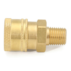 1/4 Inch Male NPT Quick Coupler Socket Brass Pressure Washer Coupling 4000PSI