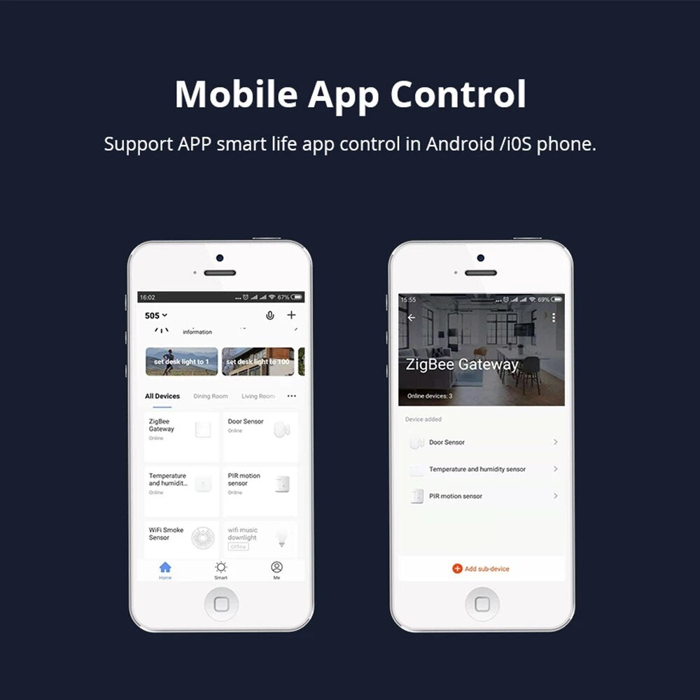 Gateway Hub Smart Home Bridge Smart Life APP Wireless Remote Controller Works with Alexa Google Home