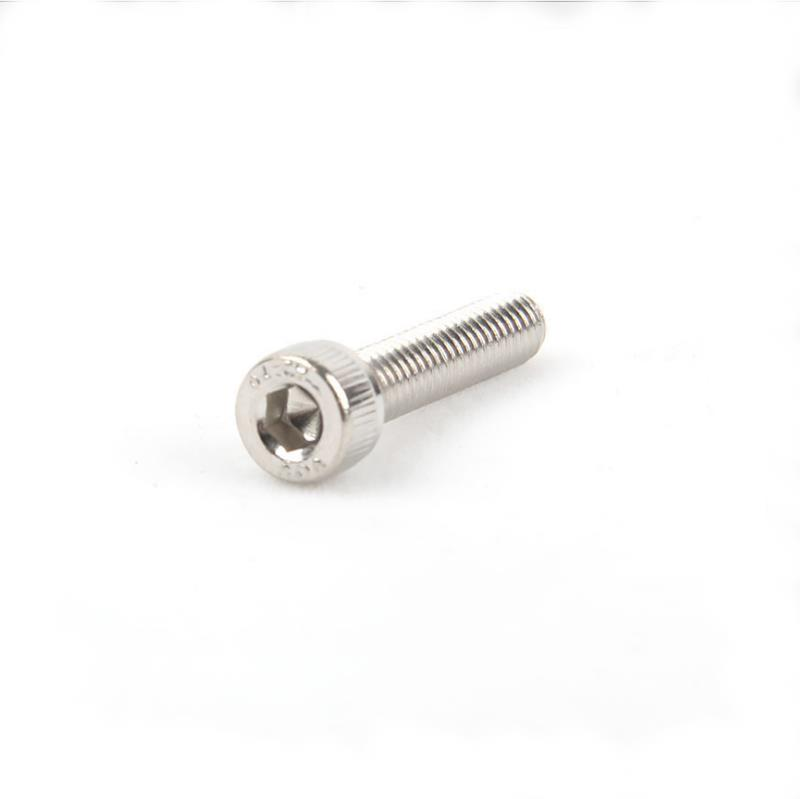 M4SH5 50Pcs M4 304 Stainless Steel 10-20mm Hex Socket Cap Head Screw Bolts Nut Optional Length