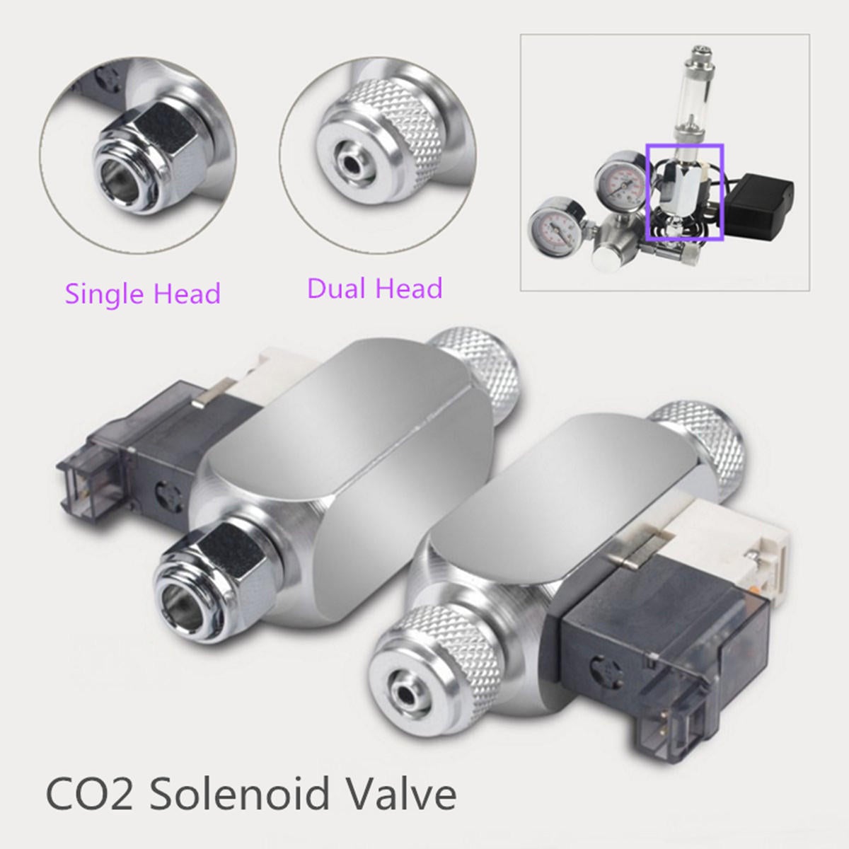 Aquarium Magnetic Solenoid Valve Magnetic Valve Regulator