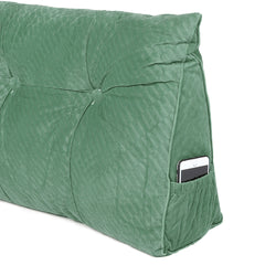 Triangular Headboard Pillow,Triangle Bedside Cushion Reading Pillow Bolster Backrest Positioning Support Pillow for Sofa Bed Home Office Furniture Decorations