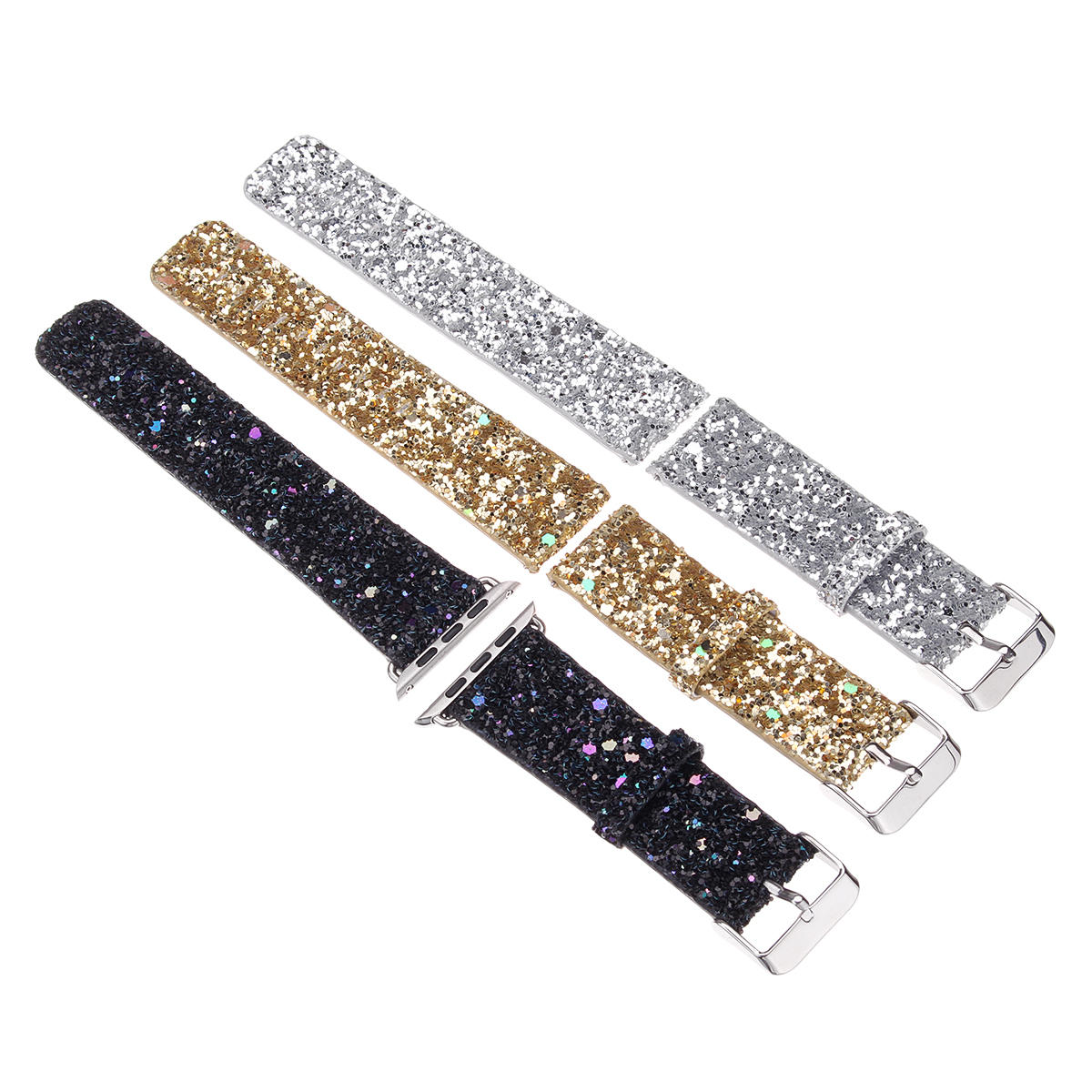 Replacement Bling Leather Wrist Watch Band Strap For Fitbit Blaze Activity Tracker Watch