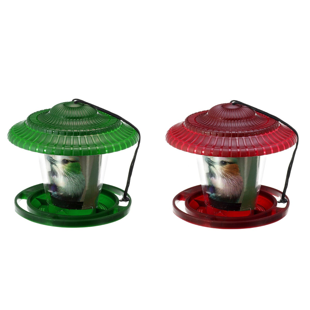 Transparent Waterproof Hanging Bird Feeder Outdoor Balcony Outdoor for Feeding Tool