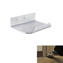 2Pcs Door Opener No Touch Open Door Hands-free Door Opening Avoid Contact Convenience Opener Foot Door Opener Silver