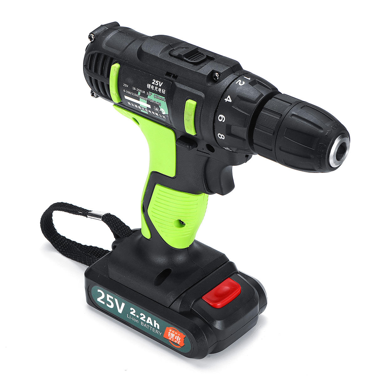 25V Electric Screwdriver 2.2Ah Li-ion Battery Screw Driver Drill Rechargeable Power Drill