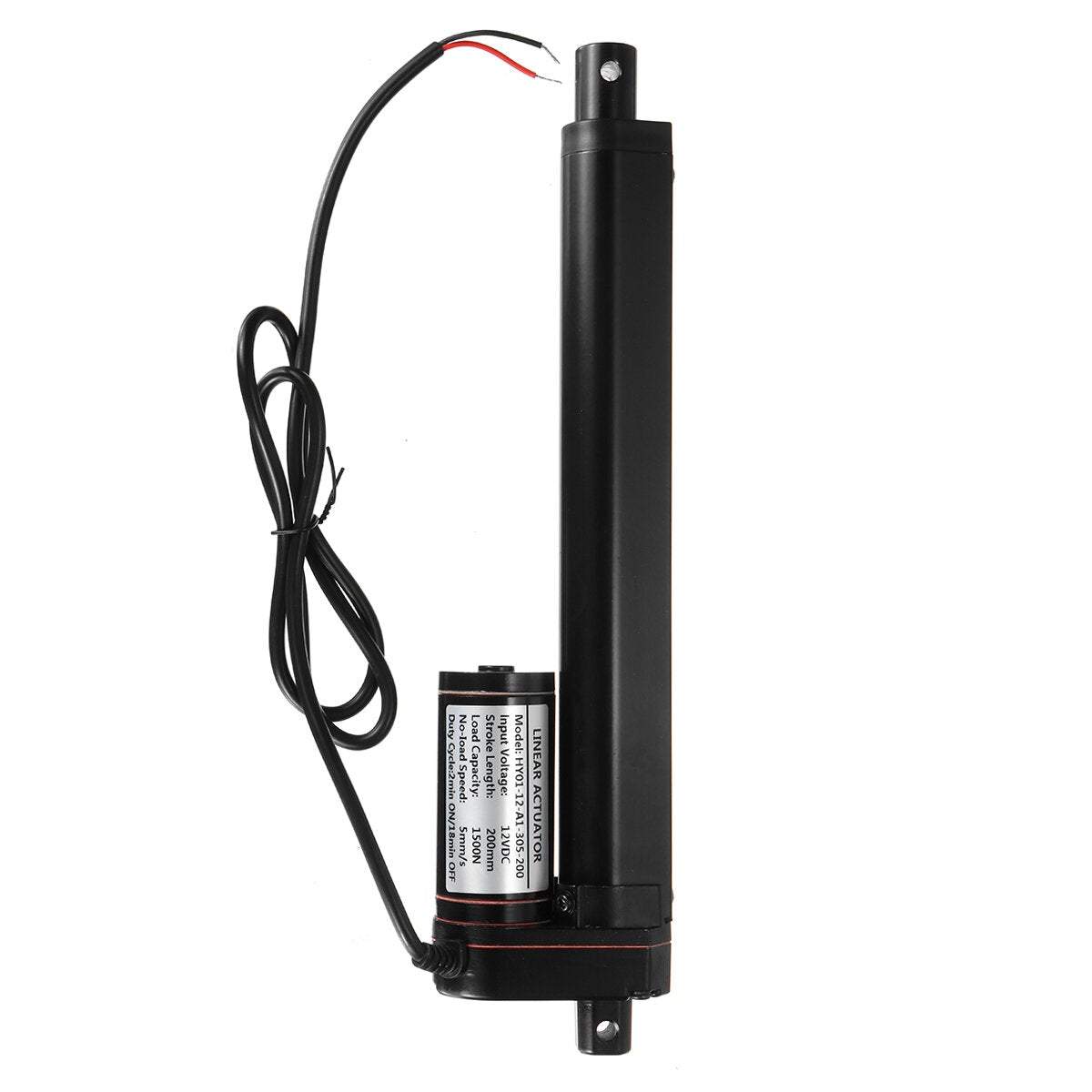 1500N DC 12V 30W 50-250mm Linear Actuator Motor Aluminum Alloy 5mm/s Miniature Linear Actuato For Retractable Bed