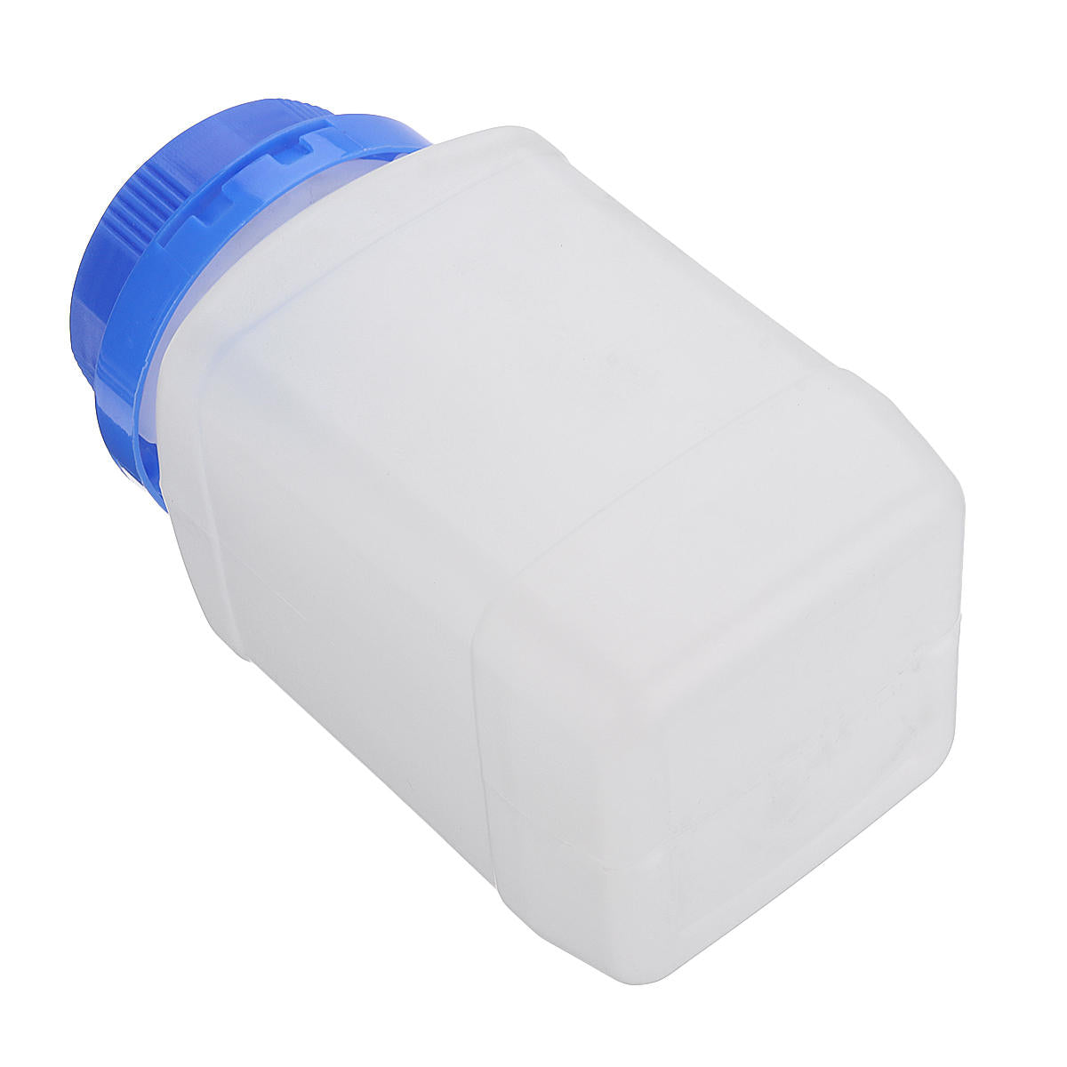100/250/500ml Plastic Square Sample Sealing Bottle Wide Mouth Reagent Bottles with Blue Screw Cap Laboratory Experiment