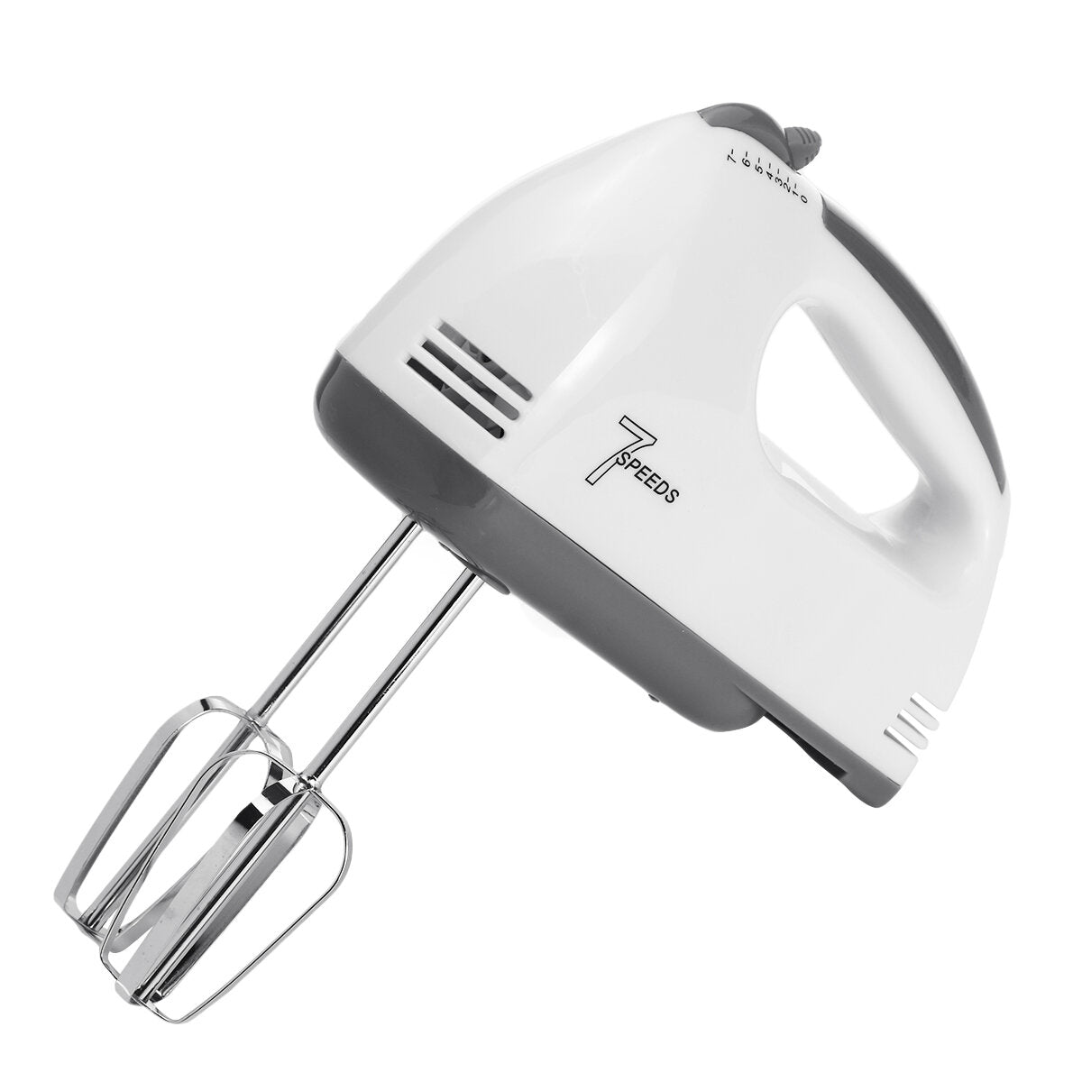 100W Kitchen Electric Hand Mixer with 7 Speeds Whisk with Egg Beater Dough Hook Low Noise