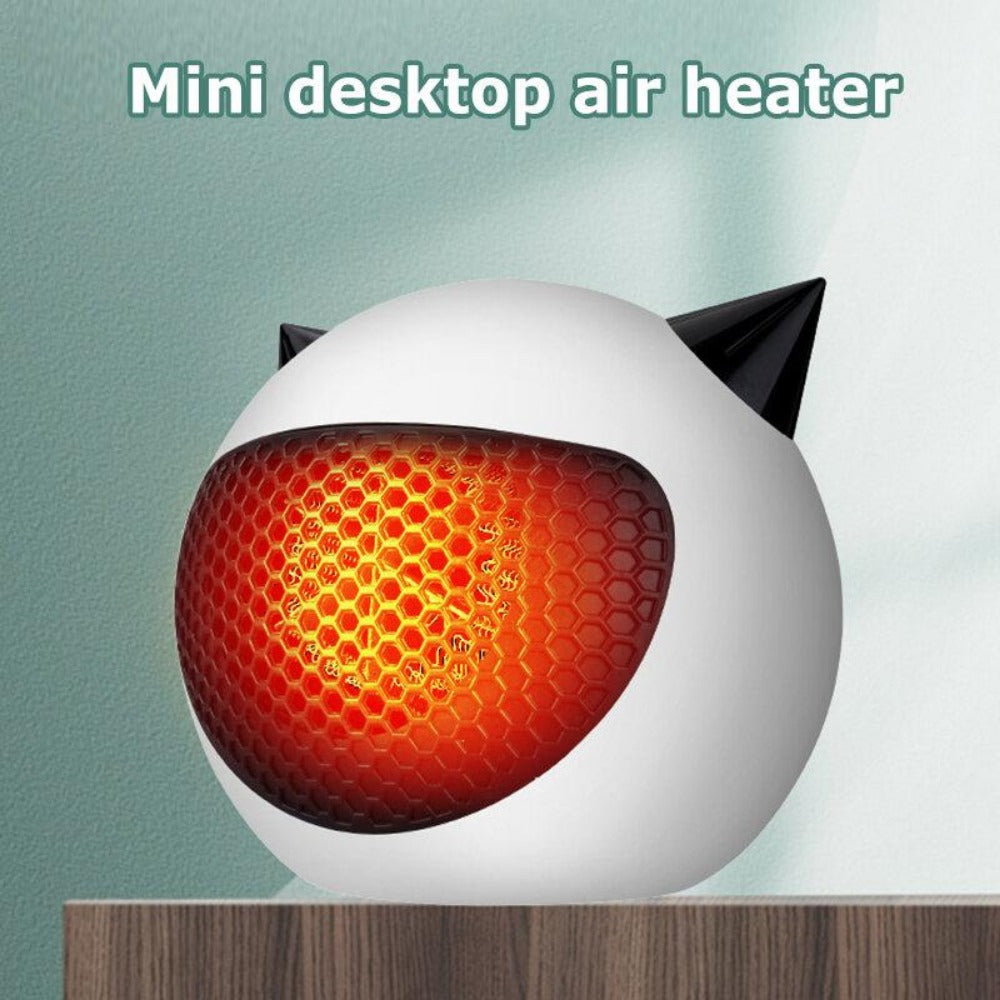 Compact Electric Heater: Quiet, Fast-Heating for Home, Office, Dorm Use