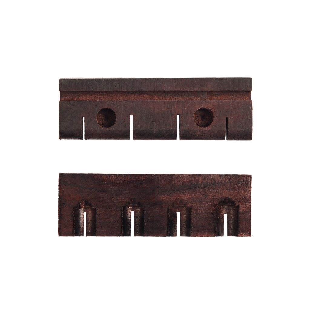 5pcs/ 1set Rosewood Uke Bridge Ukulele Parts Accessories Slotted Soprano Ukulele Bridge Dimensions