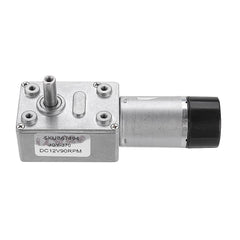 DC 12V 10/30/90/150RPM Motor Reduction Gear Turbine Worm Self-locking Encoder Signal Feedback Motor