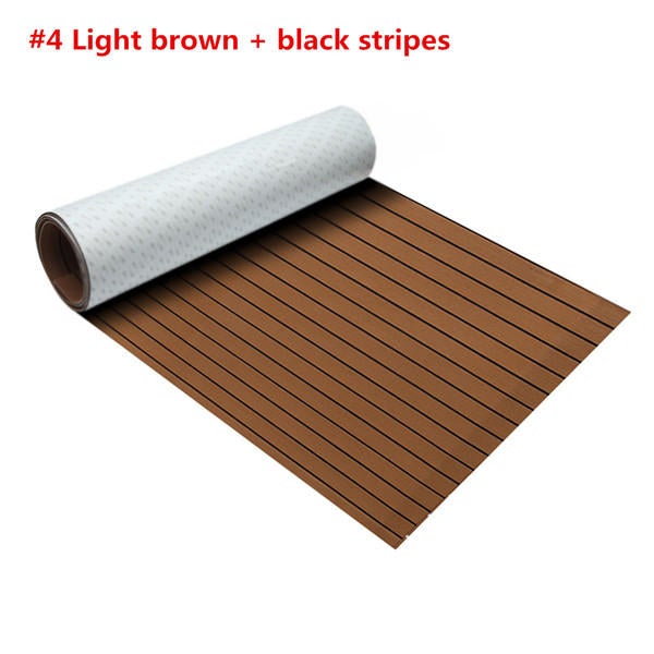 2000x900x6mm EVA Foam Faux Teak Sheet Boat Yacht Synthetic Teak Decking