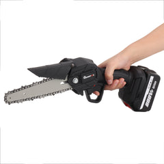 1200W 6inch Electric Chain Saw Handheld Chiansaw Wood Cutting for 18V Battery