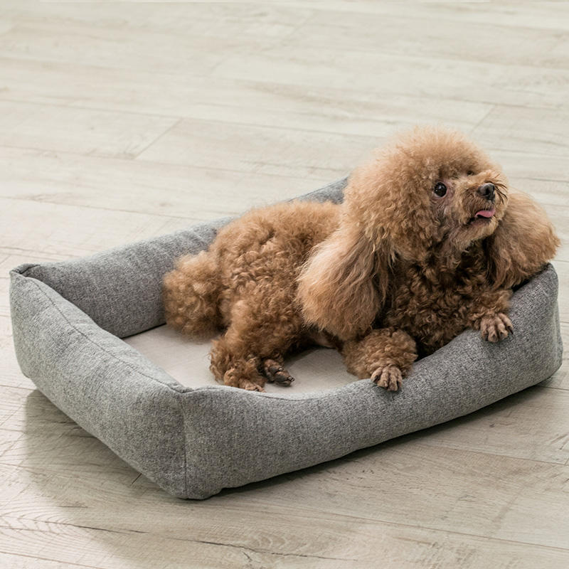 Pet Mat Dog Bed Washable Cotton Linen Material for Small Medium Dogs Teddy