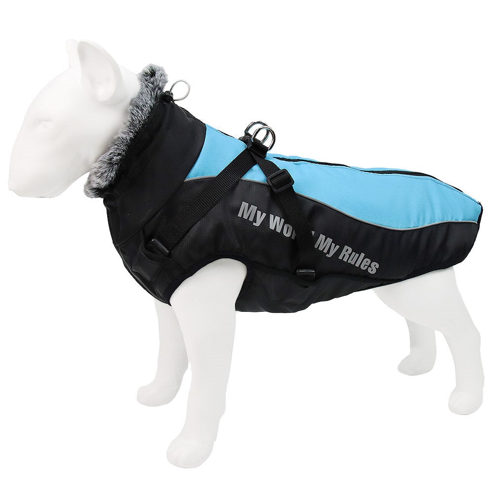 Windproof Warm Dog Clothes Reflective Design Close-fitting Upgrade PVC Material Multi Colors Size Is Optional