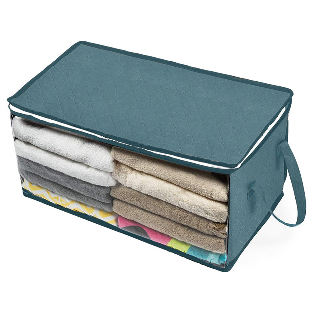 Portable Easy to Carry Quilt Storage Bag Flat Foldable Space-saving Storage Bag