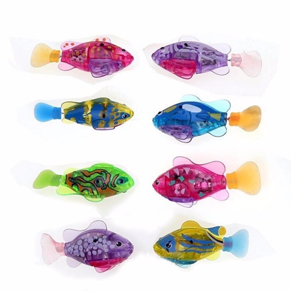 Fish Activated Battery Powered Robotic Pet Toys for Fishing Tank Decorating Fish